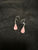 No name Pink teardrop earrings