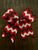Boutique NEW 2 1/4 inch cheer bow red, black, white Chevron