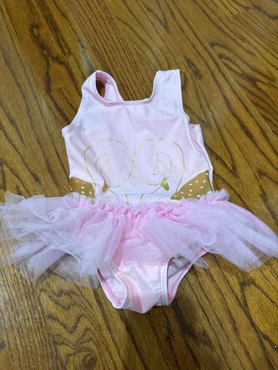 Seed Swan tutu pink bathing suit 6-12 mo 6-9 Months