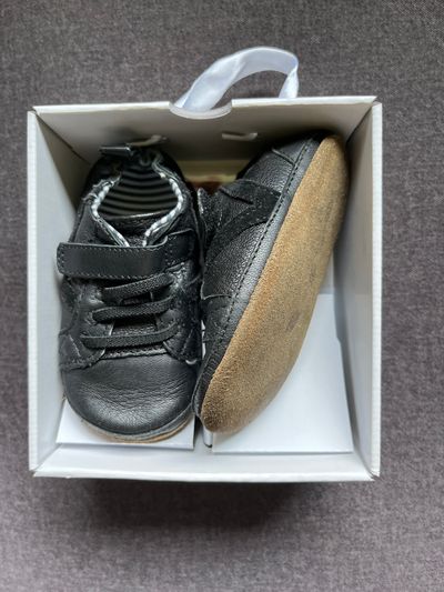 Robees black sneakers with soft soles  5 (Infant Shoe)
