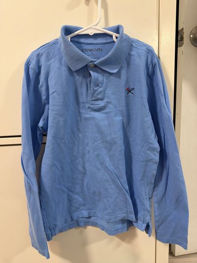 Crewcuts Blue long sleeve very soft 10-12