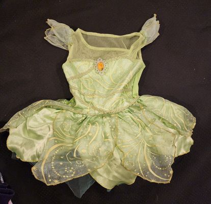 Disney Disney Store exclusive Tinkerbell costume features a light green 2T