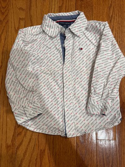 Tommy Hilfiger Button down logo shirt 24 Months
