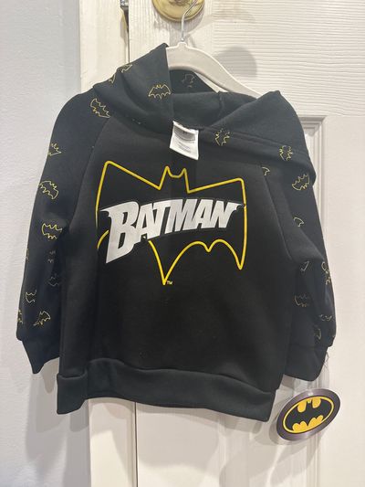 Brand new with tags BATMAN hoodie  2T