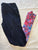 Balance collection leggins Black leggings with colorful accent from knee down Women's - L
