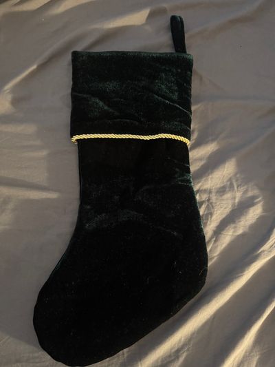 Amazon Green Velvet-like Stocking
