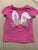 The childrens place Hot pink bunny tee 3T