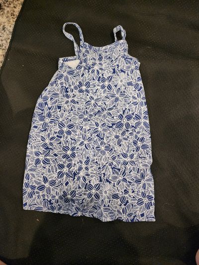 Old Navy blue and white floral print sundress from Old Navy 4T