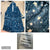 6 6x girl robe Blue robe with white stars 6T/6