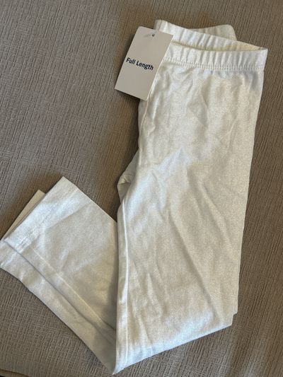 BRAND NEW Old Navy Brand New full length, silver shimmer leggings 5T/5