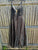 Calina signature gown beautiful design Black w gold underlay slit sparkle detail zip up Women's 4