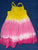 Isaac Mizrahi Yellow and pink dip dye maxi dress 3T