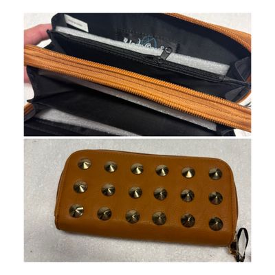 Brown wallet new 8x4