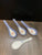 Set of 4 soup spoons