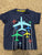 Airplane navy short sleeve top Size 90 2T