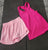 Jumping beans pink shorts & active tank  10-12