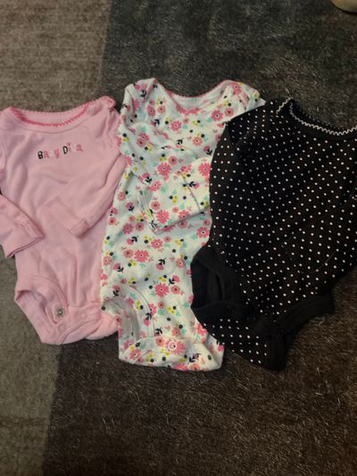 Lot of newborn long sleeve onesies  Newborn
