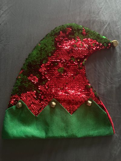 Unkown Holiday Sequence Elf Hat