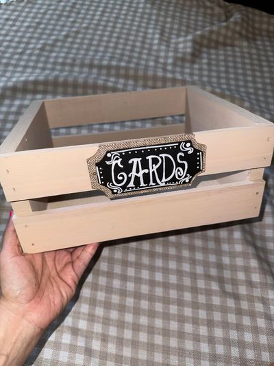 ETSY Handmade card box