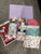 Various Fabric, board, material to make glitter bows
