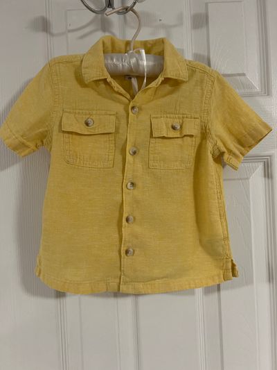Old navy Yellow bottom down shirt 3T