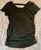Full Moon dark olive green top Cutouts in back. Great condition. SFPF home Women's - M