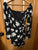 Mi Ami Long sleeve black and floral mini dress Junior XS - 0