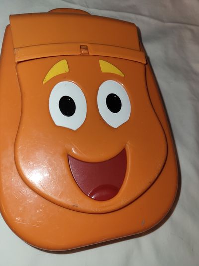 unknown Dora back pack. Plastice. store things inside