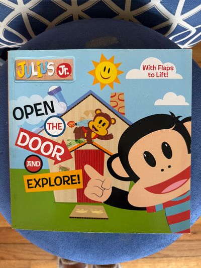 Julius JR open the door and explore With flaps to lift