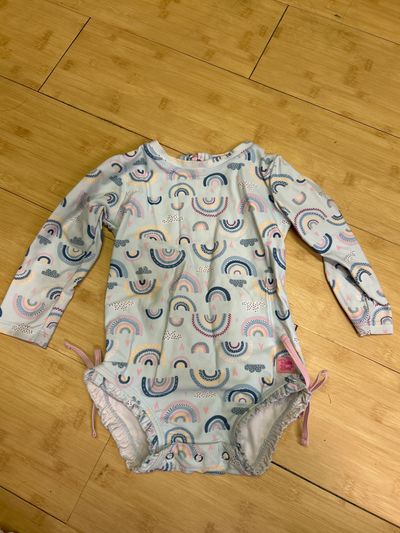 Ruffle Butts Blue Rainbows 18-24 Months