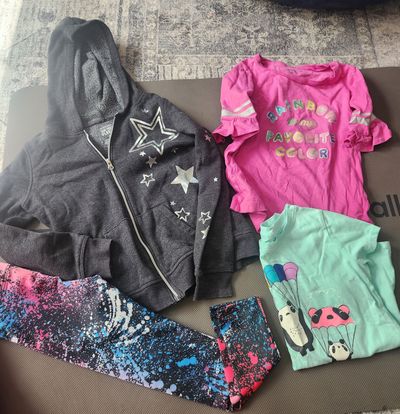 Jumping beans, Pixielane hoodie, pants, shirts 4 pieces 6T/6