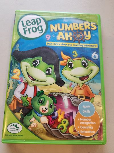LeapFrog: Numbers Ahoy educational DVD. LeapFrog: Numbers Ahoy educational DVD.