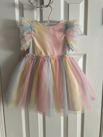 Mia and Mimi Multicolor beautiful dress 18-24 Months