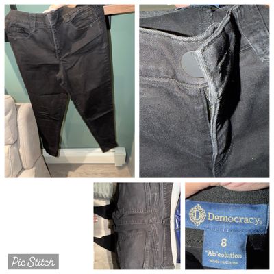 Democracy Black jeans Women's 8