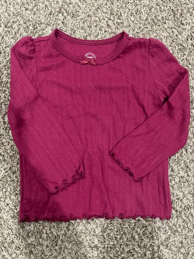 Wonder nation Maroon long sleeve 6T/6