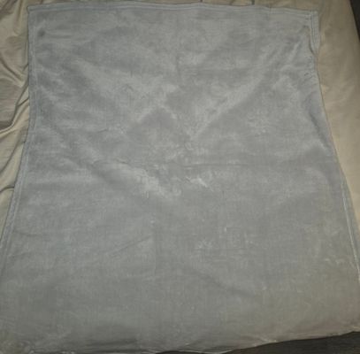 NEW Baby Essesntials fleece blanket Light gray new never used