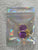 Brand New Handmade Hair Clips Purple/Gold