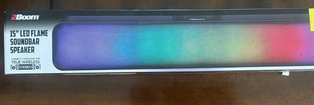 Brand New 15" LED Flame Soundbar Speaker Brand New 15" LED Flame Soundbar Speaker