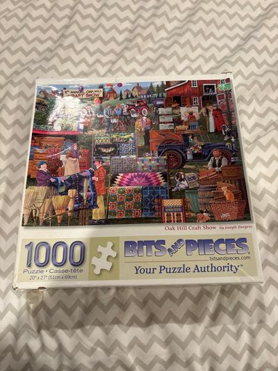 Bits and Pieces 1000 piece puzzle- all pieces included!