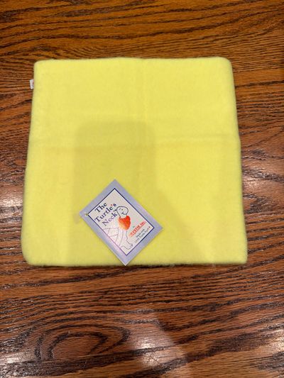 Turtle fur fleece neck warmer new with tags Bright yellow - 2 of 3