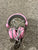 JLAB wired kids headphones fold for travel Pink & grey