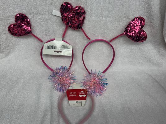 3 Brand New Valentines Day Headbands 3 Brand New Valentines Day Headbands