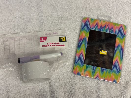 Brand New Light up Desk Calendar and Locker Mirror Brand New Light up Desk Calendar and Locker Mirror