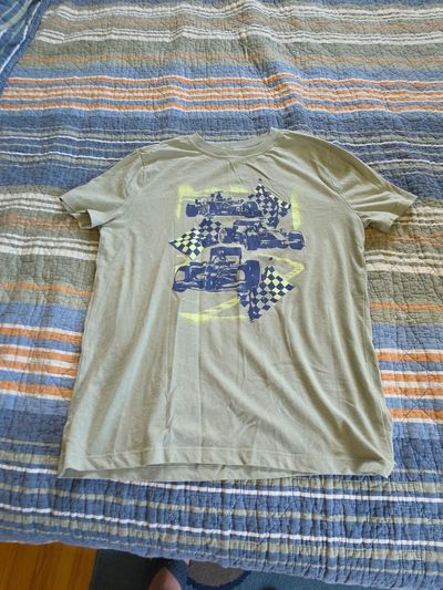 OshKosh Green Indy Car T Shirt 14-16