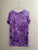 Purple Tye Dye Tshirt Women's - M