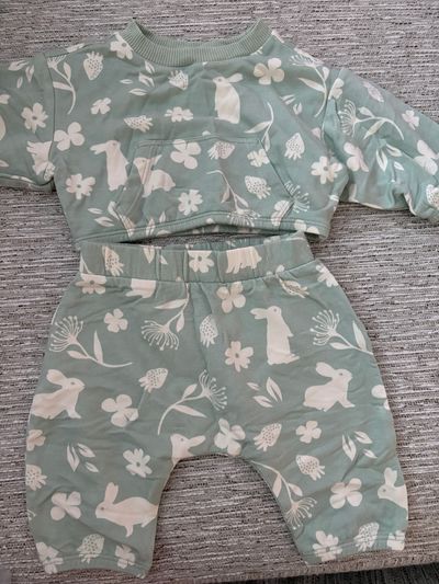 Cloud island Two piece bunny outfit Newborn