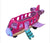 Fisher Price Little People Barbie Airplane lights, sings, talks