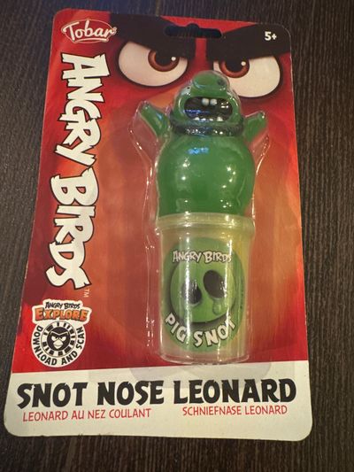 Brand new Angry Birds snot nose, Leonard