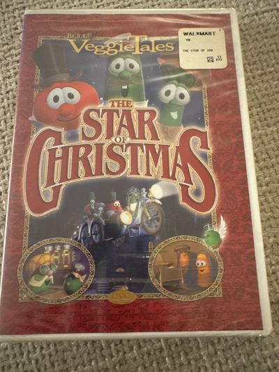 Brand new sealed VeggieTales, the star of Christma Dvd