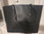 INC Large Tote Handbag, like new Black with pop of leopard print on the inside, great condition